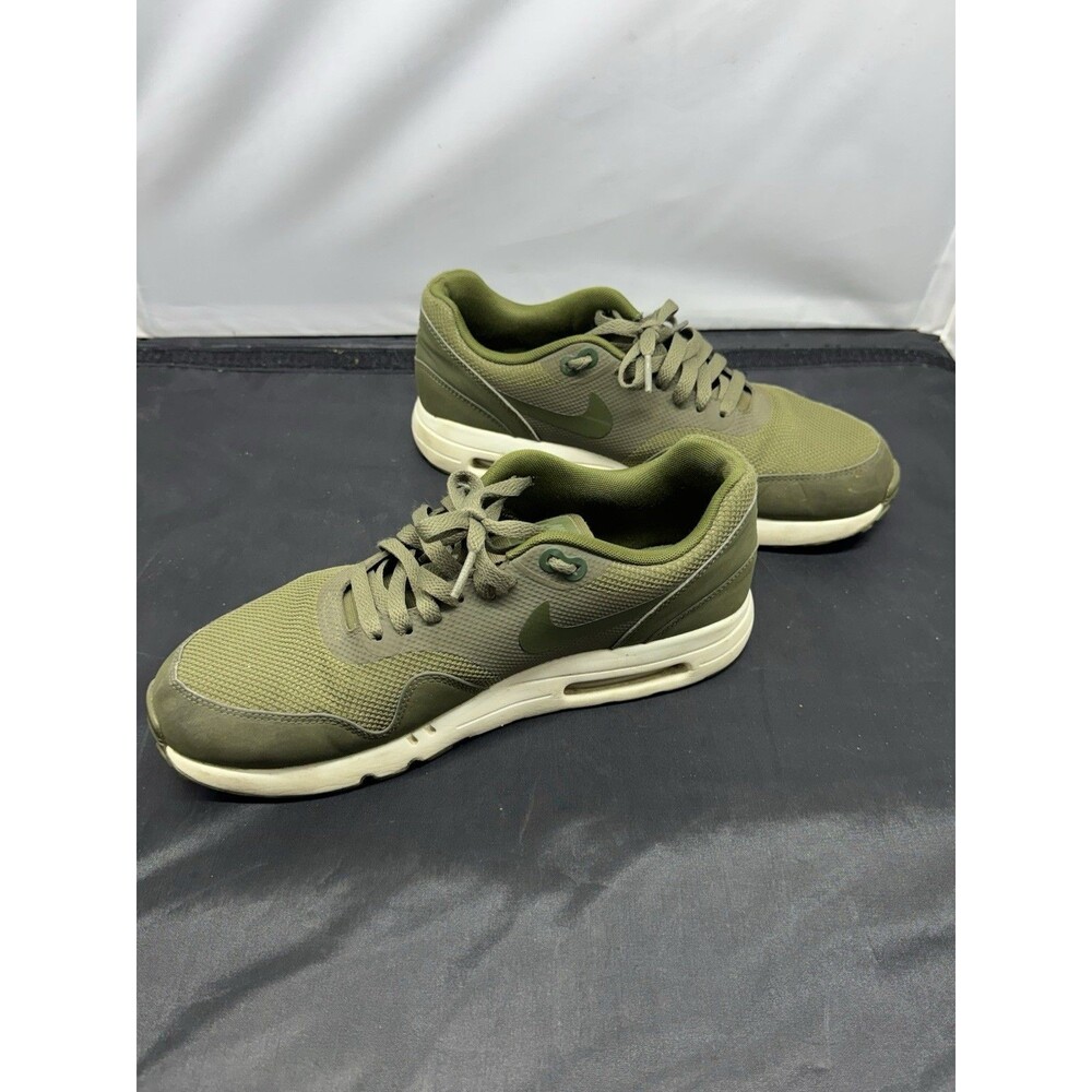 Nike Air Max 1 Ultra 2.0 Essential Mens 9.5 Medium Olive Green Running Sneakers